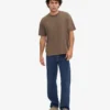 Överdimensionerad ekologisk T-shirt – Cedar Brown