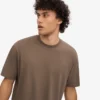 Överdimensionerad ekologisk T-shirt – Cedar Brown