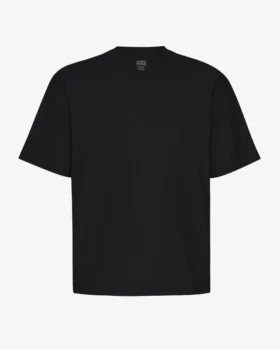 Överdimensionerad ekologisk T-shirt – djupsvart