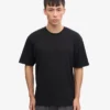 Överdimensionerad ekologisk T-shirt – djupsvart