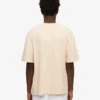 Överdimensionerad ekologisk T-shirt – elfenbensvit