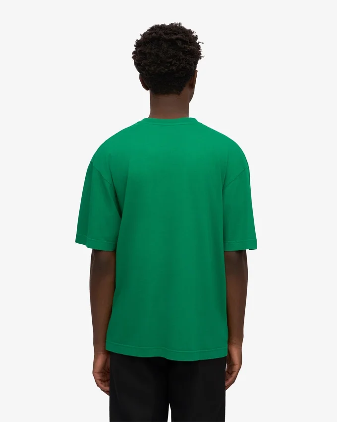 Överdimensionerad ekologisk T-shirt – kellygrön