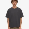 Överdimensionerad ekologisk T-shirt – lavagrå