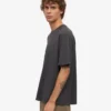 Överdimensionerad ekologisk T-shirt – lavagrå