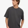 Överdimensionerad ekologisk T-shirt – lavagrå