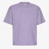 Överdimensionerad ekologisk T-shirt – lila jade