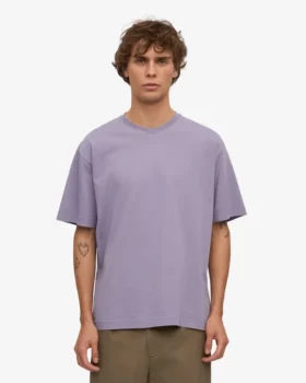 Överdimensionerad ekologisk T-shirt – lila jade