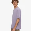 Överdimensionerad ekologisk T-shirt – lila jade