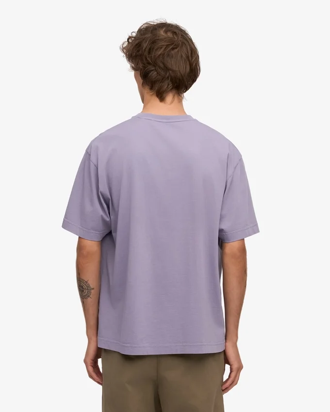 Överdimensionerad ekologisk T-shirt – lila jade