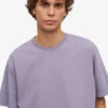 Överdimensionerad ekologisk T-shirt – lila jade