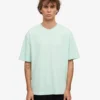 Överdimensionerad ekologisk T-shirt – ljus aqua