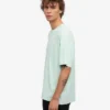 Överdimensionerad ekologisk T-shirt – ljus aqua