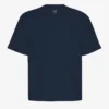 Överdimensionerad ekologisk T-shirt – marinblå