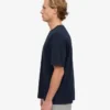 Överdimensionerad ekologisk T-shirt – marinblå