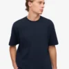 Överdimensionerad ekologisk T-shirt – marinblå