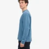 Överdimensionerad ekologisk T-shirt med lång ärm – blekt indigo