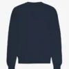 Överdimensionerad ekologisk T-shirt med rund hals – marinblå