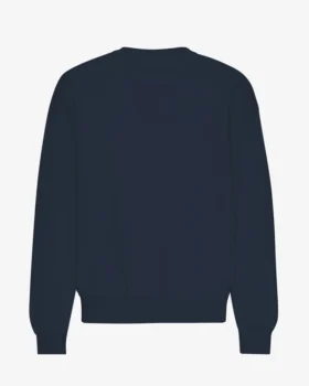 Överdimensionerad ekologisk T-shirt med rund hals – marinblå