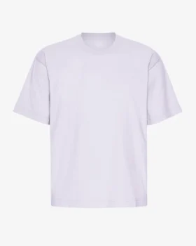Överdimensionerad ekologisk T-shirt – mjuk lavendel