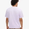 Överdimensionerad ekologisk T-shirt – mjuk lavendel