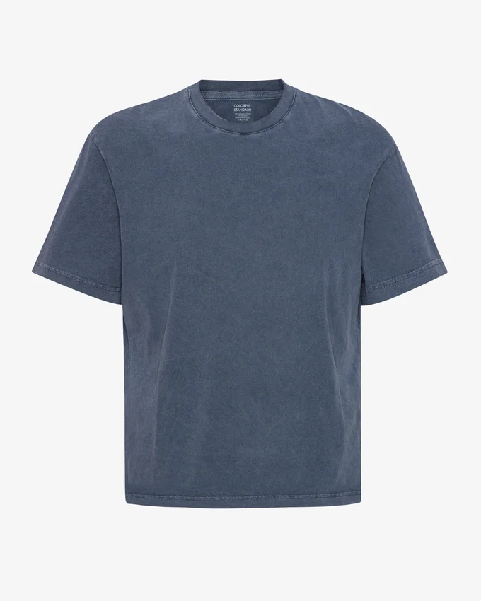 Överdimensionerad ekologisk T-shirt – Neptune Blue
