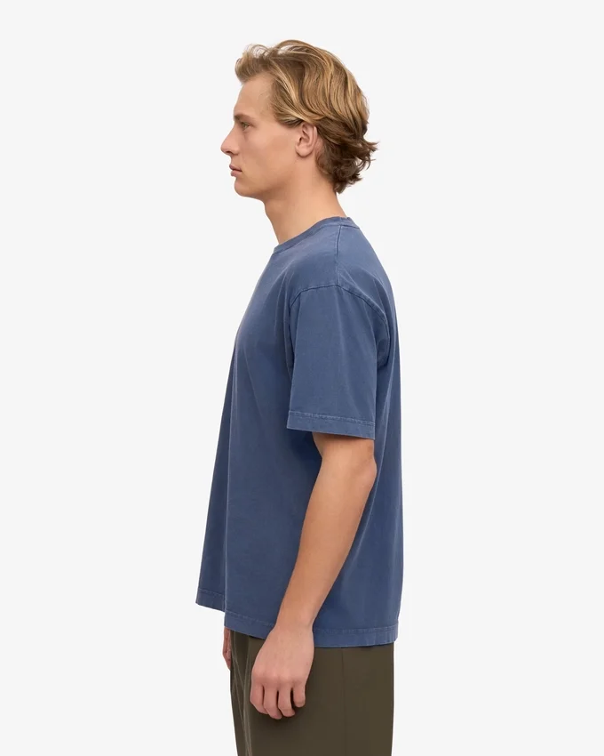 Överdimensionerad ekologisk T-shirt – Neptune Blue
