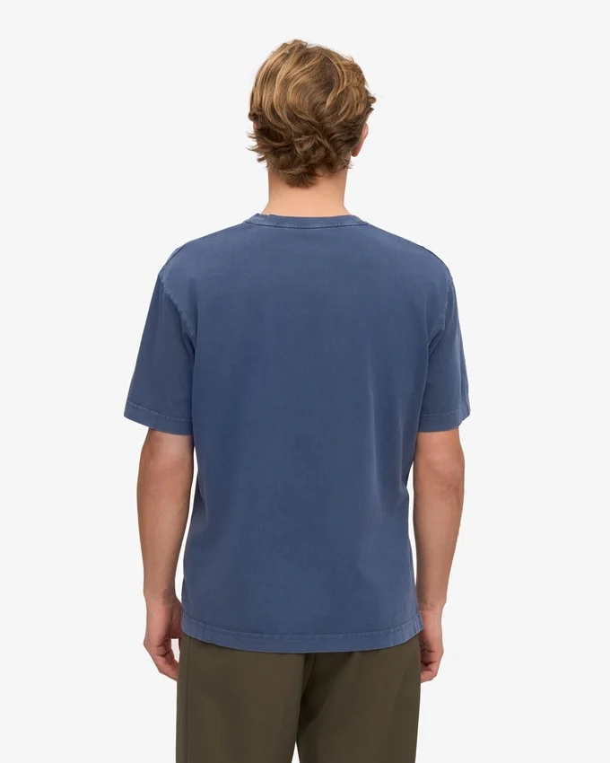 Överdimensionerad ekologisk T-shirt – Neptune Blue