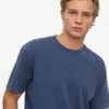 Överdimensionerad ekologisk T-shirt – Neptune Blue