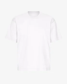 Överdimensionerad ekologisk T-shirt – optiskt vit