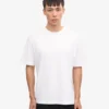 Överdimensionerad ekologisk T-shirt – optiskt vit