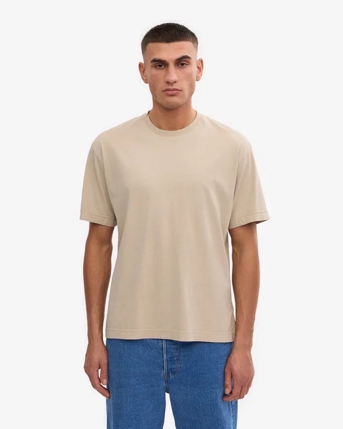 Överdimensionerad ekologisk T-shirt – Oyster Grey