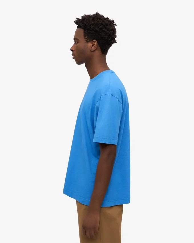 Överdimensionerad ekologisk T-shirt – Pacific Blue
