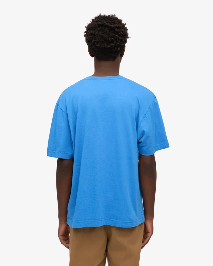 Överdimensionerad ekologisk T-shirt – Pacific Blue