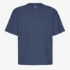 Överdimensionerad ekologisk T-shirt – petrolblå