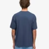 Överdimensionerad ekologisk T-shirt – petrolblå