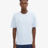 Överdimensionerad ekologisk T-shirt – polarblå