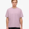 Överdimensionerad ekologisk T-shirt – pärlemorlila