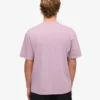 Överdimensionerad ekologisk T-shirt – pärlemorlila