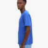 Överdimensionerad ekologisk T-shirt – safirblå