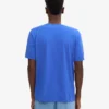 Överdimensionerad ekologisk T-shirt – safirblå