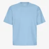 Överdimensionerad ekologisk T-shirt – Seaside Blue