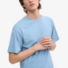 Överdimensionerad ekologisk T-shirt – Seaside Blue