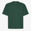 Överdimensionerad ekologisk T-shirt – smaragdgrön