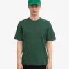 Överdimensionerad ekologisk T-shirt – smaragdgrön