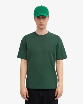 Överdimensionerad ekologisk T-shirt – smaragdgrön