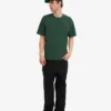 Överdimensionerad ekologisk T-shirt – smaragdgrön