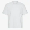 Överdimensionerad ekologisk T-shirt – snömelange