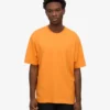 Överdimensionerad ekologisk T-shirt – solig orange