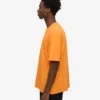 Överdimensionerad ekologisk T-shirt – solig orange