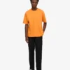 Överdimensionerad ekologisk T-shirt – solig orange